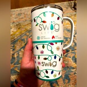 SWIG 22oz Tumbler Christmas Lights